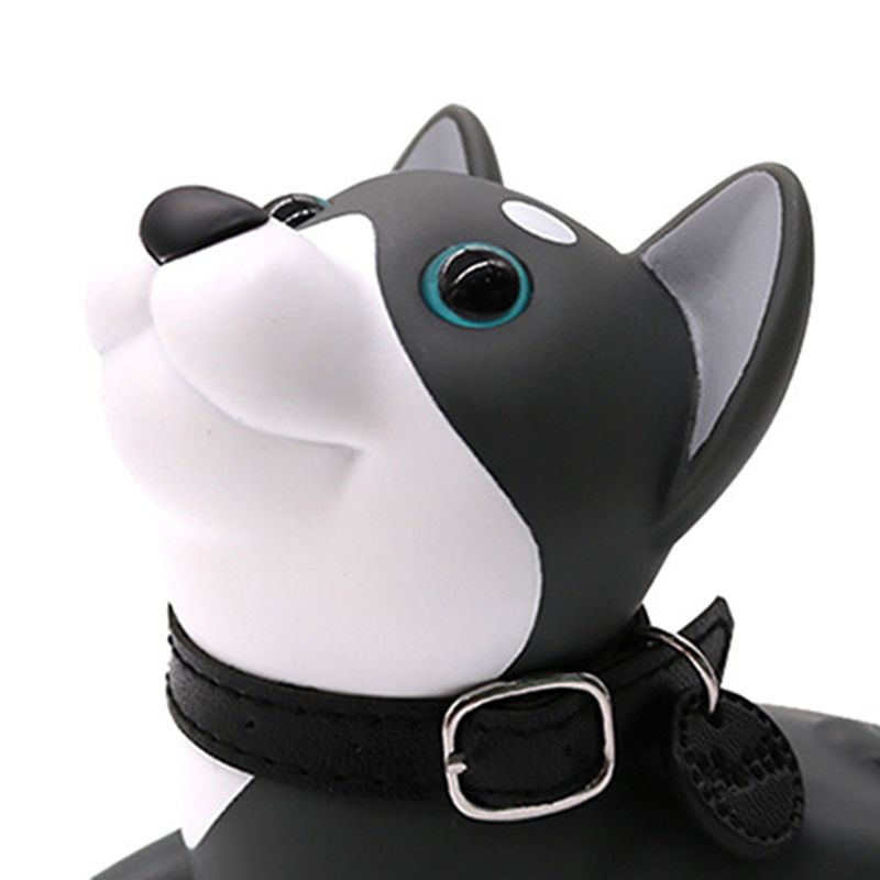 Cartoon Door Stopper Cute Animal Shaped Punch Free Decorative Door Wedge for Home Office Gray Dog - view 3