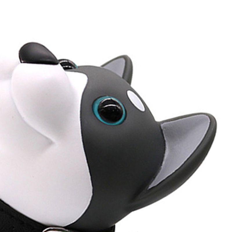 Cartoon Door Stopper Cute Animal Shaped Punch Free Decorative Door Wedge for Home Office Gray Dog - view 6