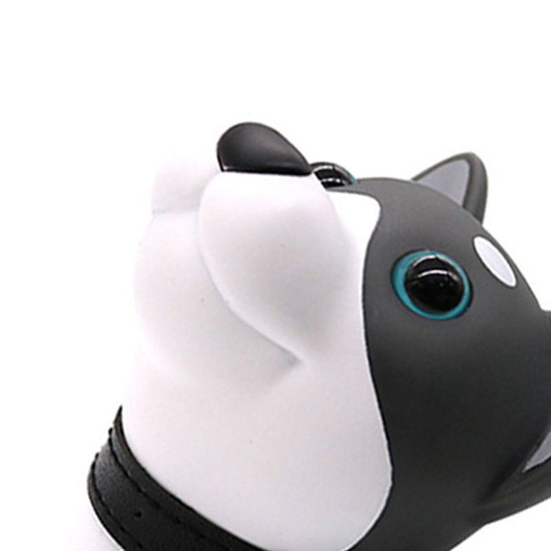 Cartoon Door Stopper Cute Animal Shaped Punch Free Decorative Door Wedge for Home Office Gray Dog - view 7