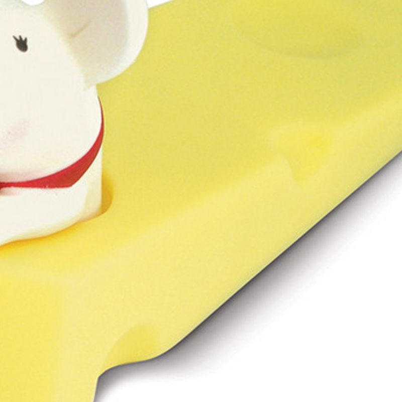 Cartoon Door Stopper Cute Animal Shaped Punch Free Decorative Door Wedge for Home Office White Mouse - view 10