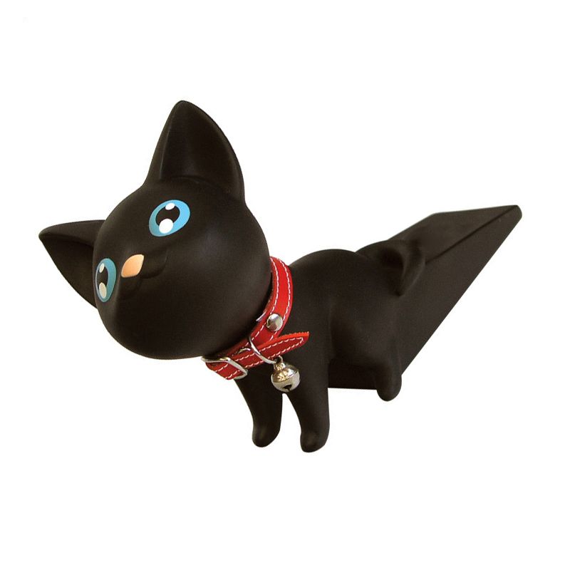 Cartoon Door Stopper Cute Animal Shaped Punch Free Decorative Door Wedge for Home Office Black Cat - view 8