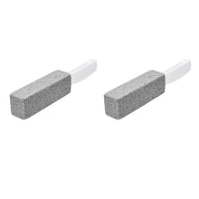 2pcs Pumice Stone Toilet Bowl Cleaner Efficient Toilet Bowl Cleaner Brush with Curved PP Handlee for Tiles BBQ Grills - view 2