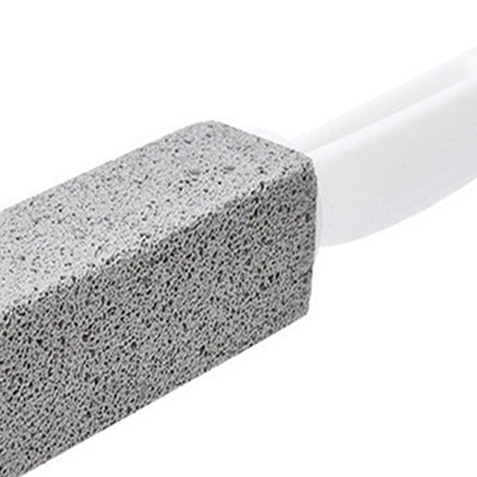 2pcs Pumice Stone Toilet Bowl Cleaner Efficient Toilet Bowl Cleaner Brush with Curved PP Handlee for Tiles BBQ Grills - view 7