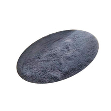 Floor Carpet Polyester Fiber Round Nordic Style Long Plush Soft Shaggy Rug for Home Bedroom Grey - view 2