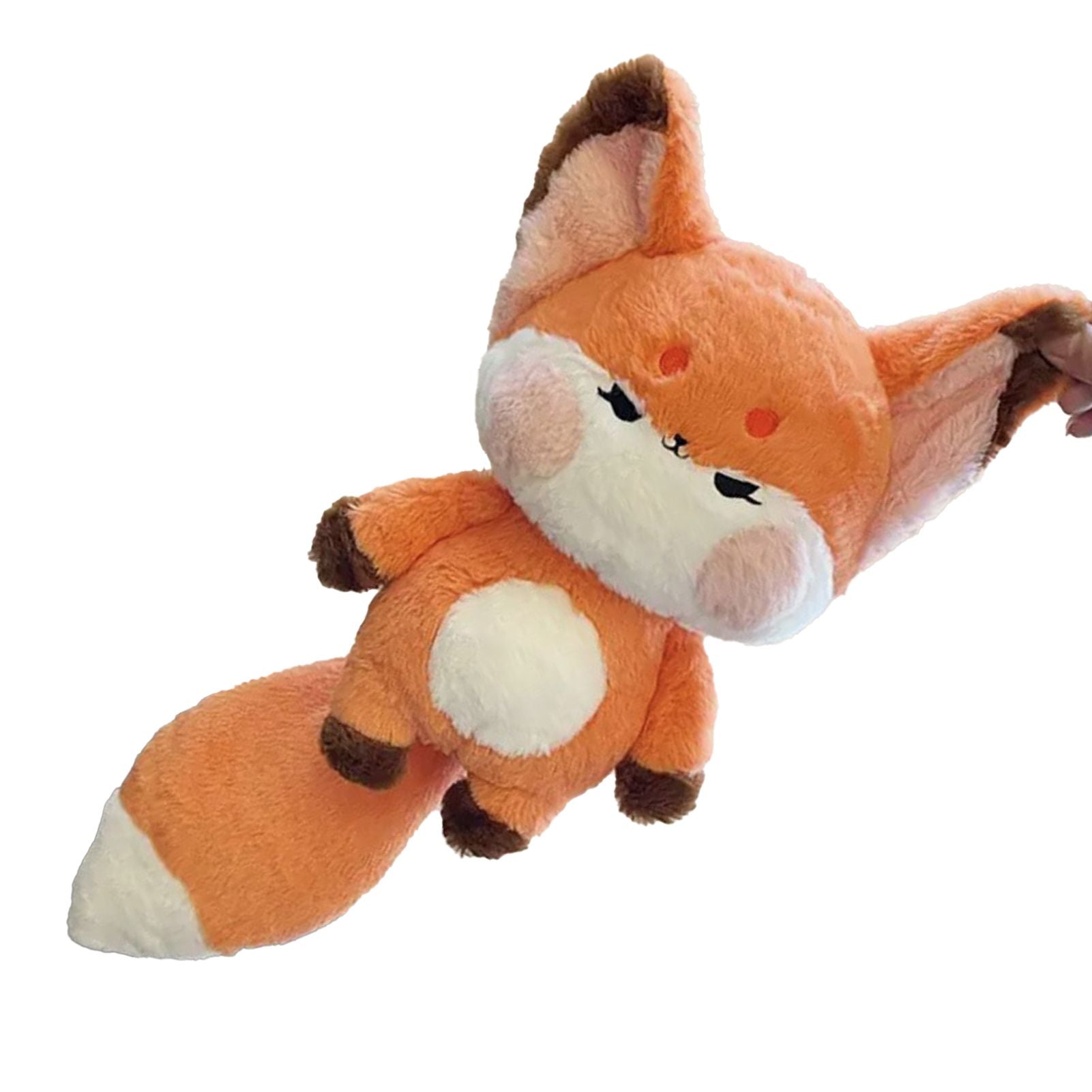 Fox Doll Cute Style Soft Plush Material Stuffed Cartoon Animal Toy for Kids Birthday Present Orange Full Length 60cm - view 2