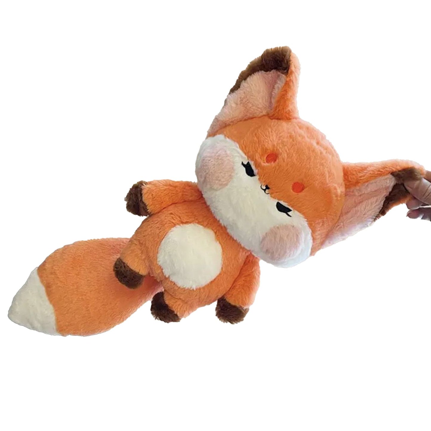 Fox Doll Cute Style Soft Plush Material Stuffed Cartoon Animal Toy for Kids Birthday Present Orange Full Length 60cm - view 4