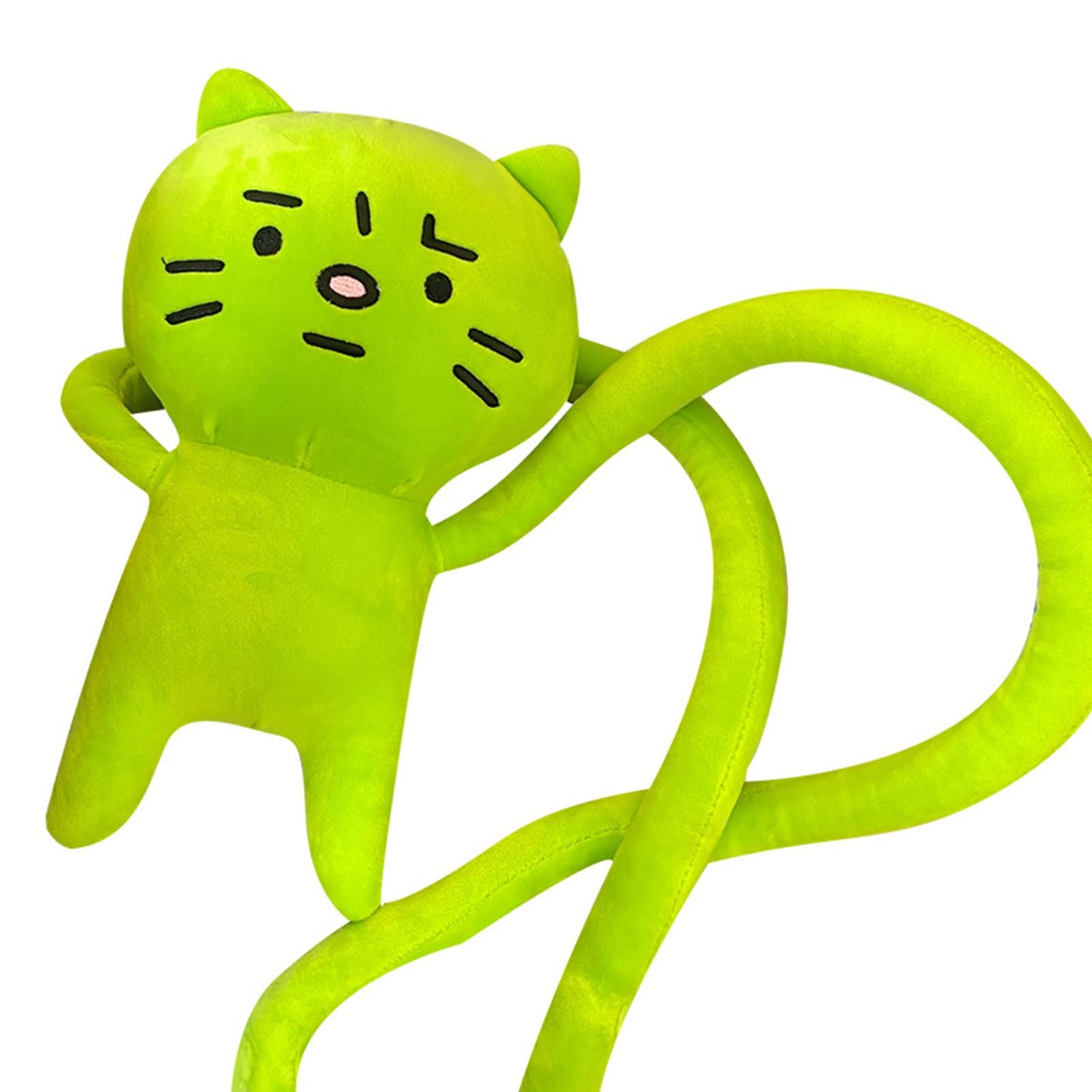 Plush Toy Shoulder Bag Cartoon Long Arm Anxiety Kitty Plush Purse Bag for Shopping Traveling - view 2