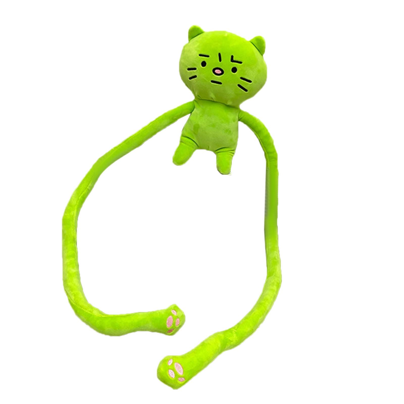 Plush Toy Shoulder Bag Cartoon Long Arm Anxiety Kitty Plush Purse Bag for Shopping Traveling - view 4