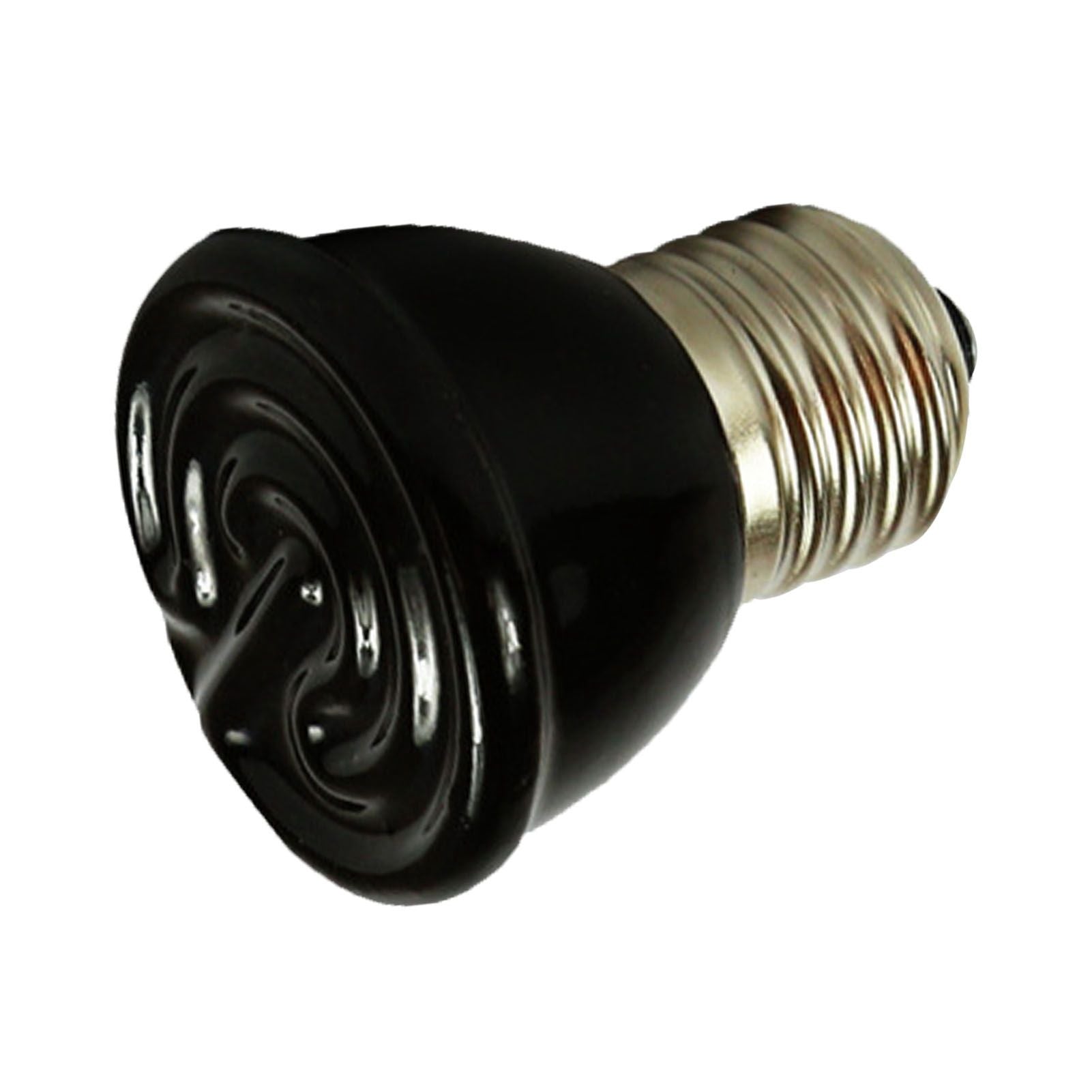 100W Ceramic Heating Lamp Non Luminous Pet Heating Light for Reptile Home 220V Black - view 3