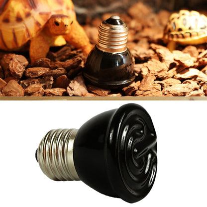 100W Ceramic Heating Lamp Non Luminous Pet Heating Light for Reptile Home 220V Black - view 5