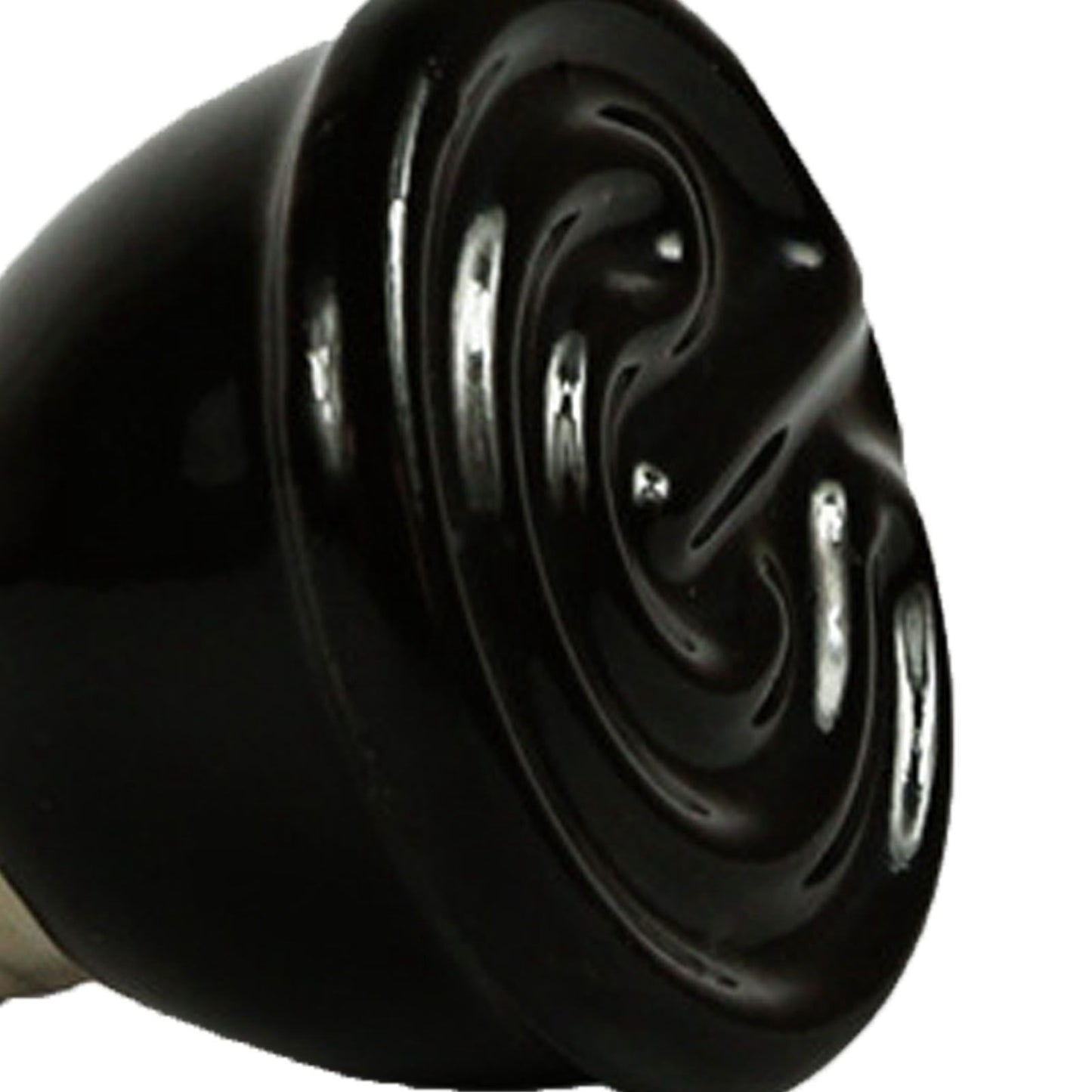 100W Ceramic Heating Lamp Non Luminous Pet Heating Light for Reptile Home 220V Black - view 7