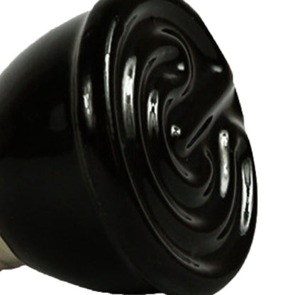 100W Ceramic Heating Lamp Non Luminous Pet Heating Light for Reptile Home 220V Black - view 7