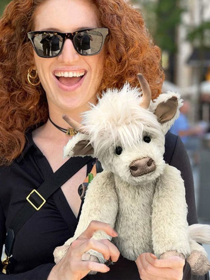 Highland Cattle Plush Doll Plush Cattle Toys Fluffy Cow Plush Pet Cow Toys - view 6