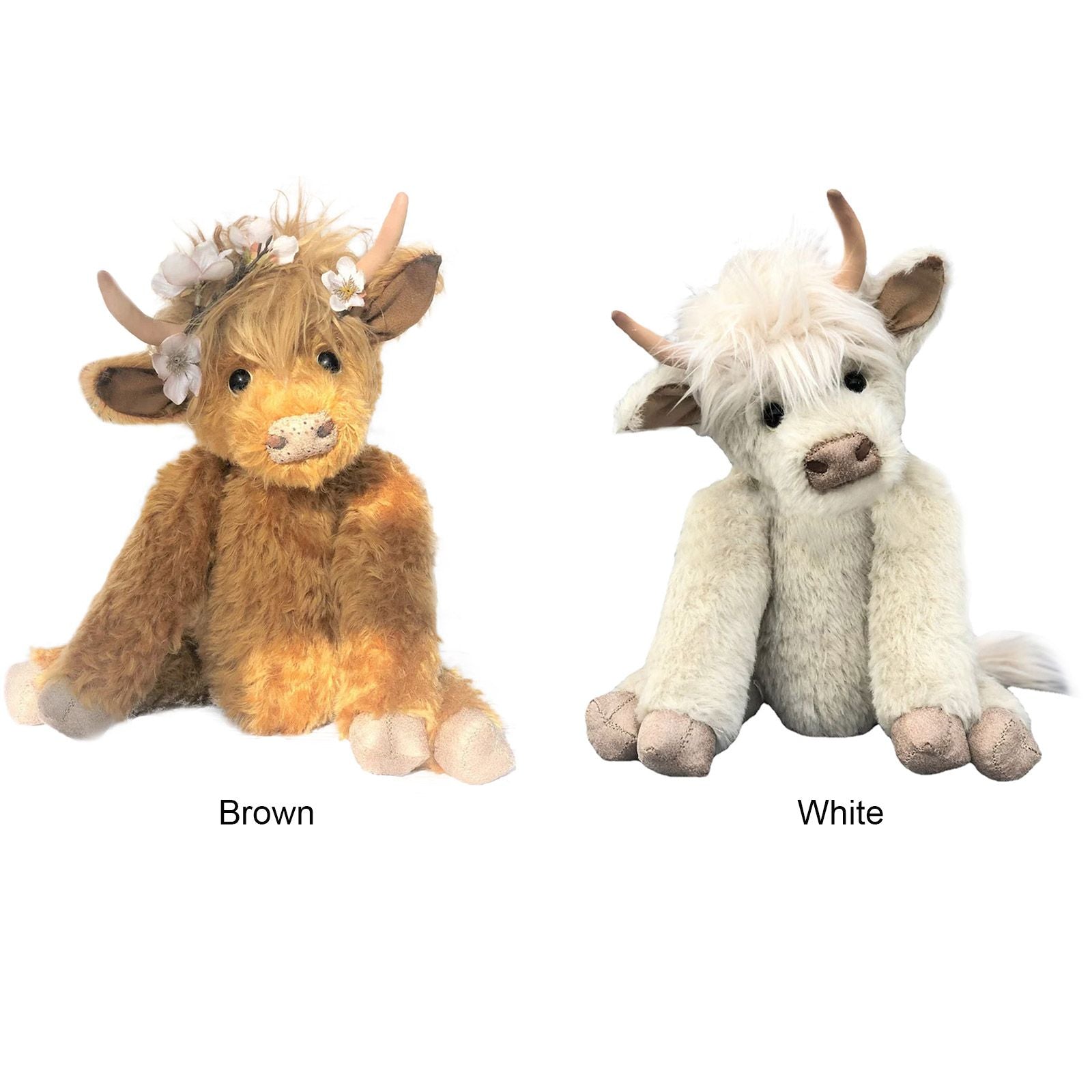Highland Cattle Plush Doll Plush Cattle Toys Fluffy Cow Plush Pet Cow Toys - view 8