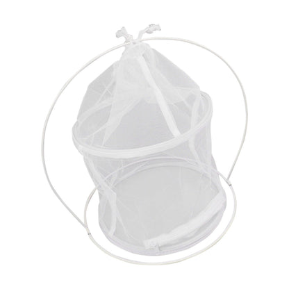Cylindrical Iron Frame Hanging Cage Butterfly Habitat Cage Ornamental Outdoor Mesh Plant Cage - view 9
