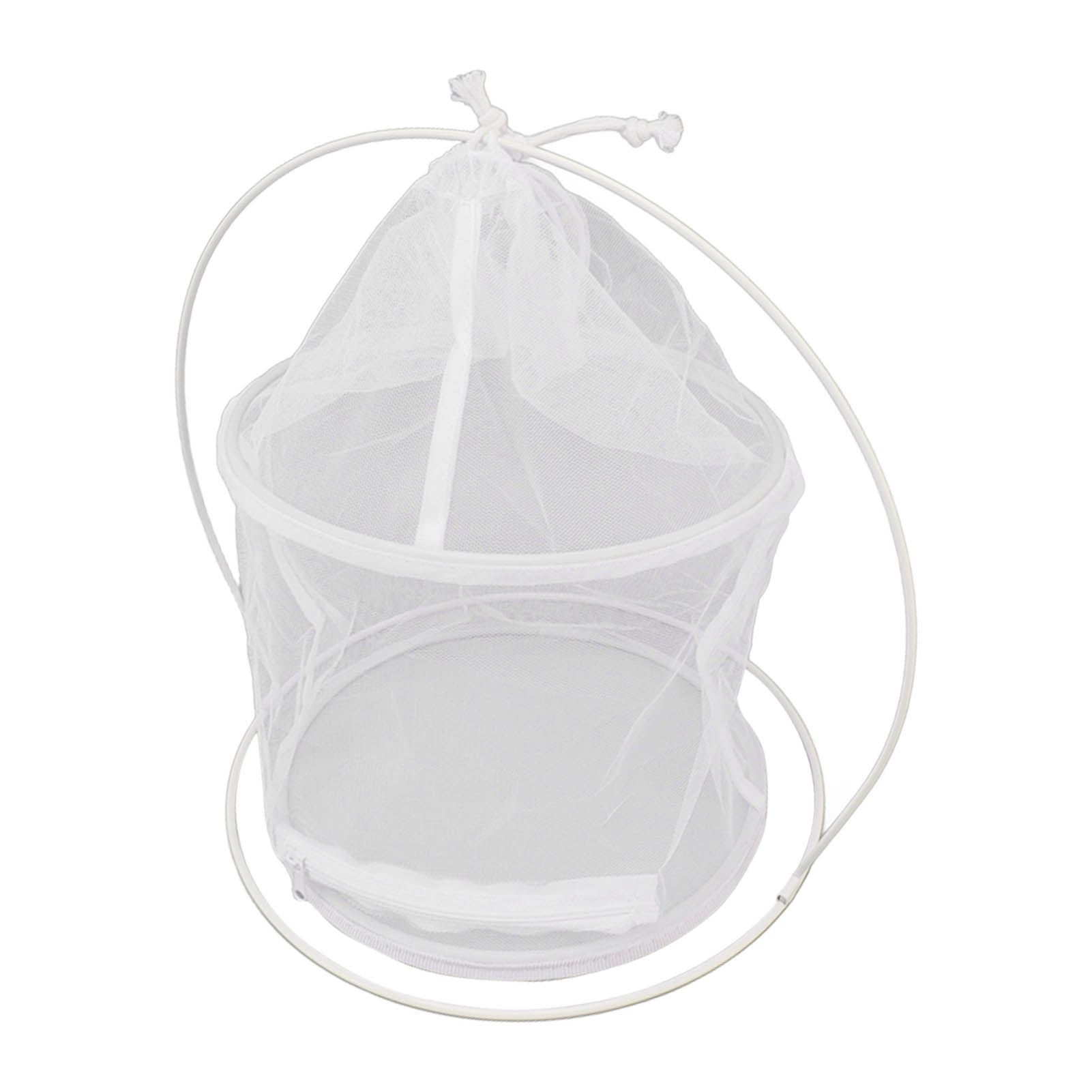 Cylindrical Iron Frame Hanging Cage Butterfly Habitat Cage Ornamental Outdoor Mesh Plant Cage - view 10