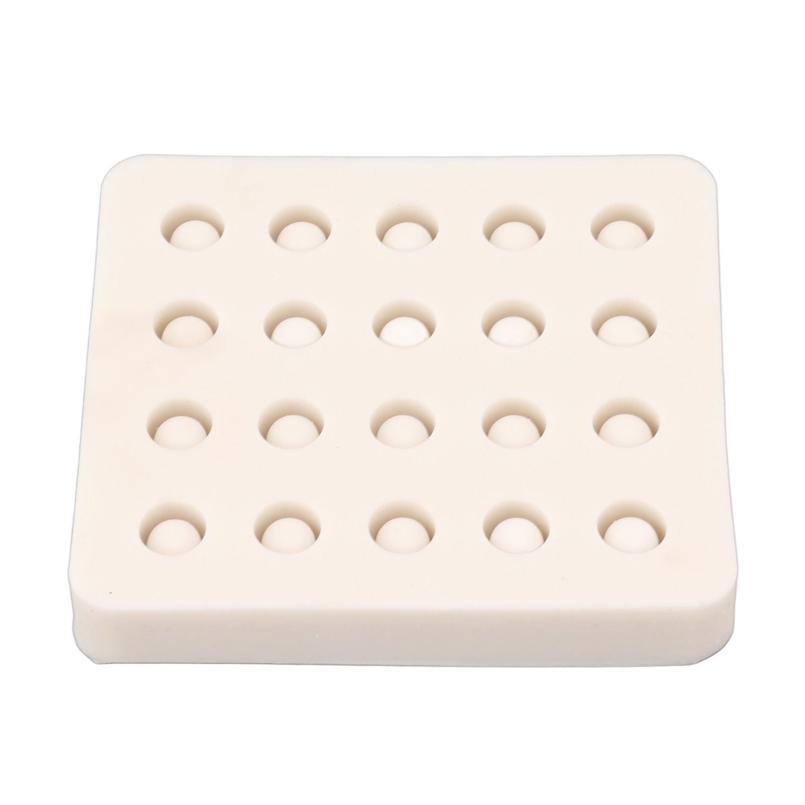 Queen Bee Rearing Mold Silicone 20 Cups Beeswax Mold Beekeeping Bee Cell Cup for Garden
