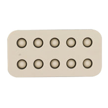 Wax Queen Grafting Cups Silicone Mold Beekeeping Beeswax Queen Cell Cups Making Mold 2 Rows 96x48x14mm