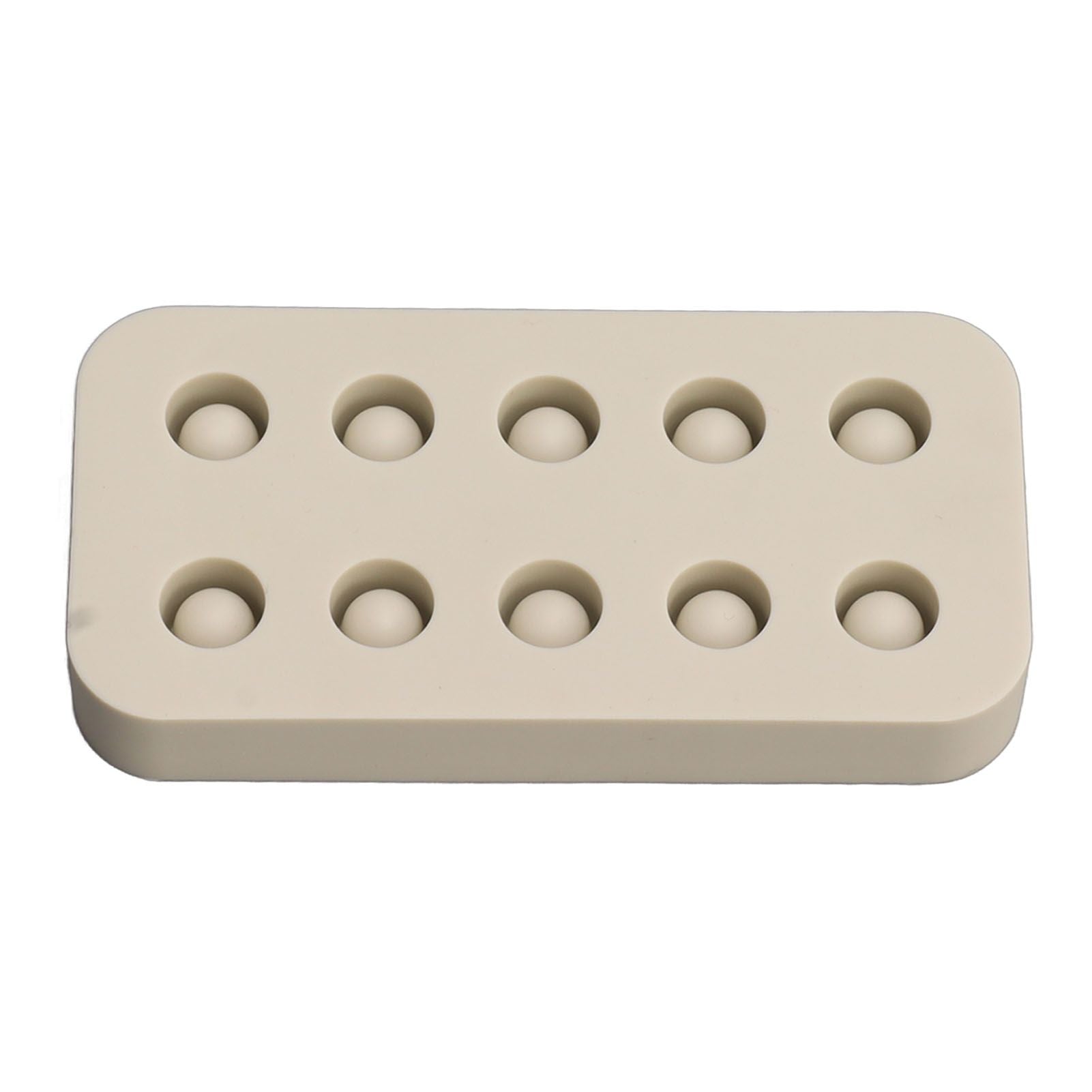 Wax Queen Grafting Cups Silicone Mold Beekeeping Beeswax Queen Cell Cups Making Mold 2 Rows 96x48x14mm - view 5