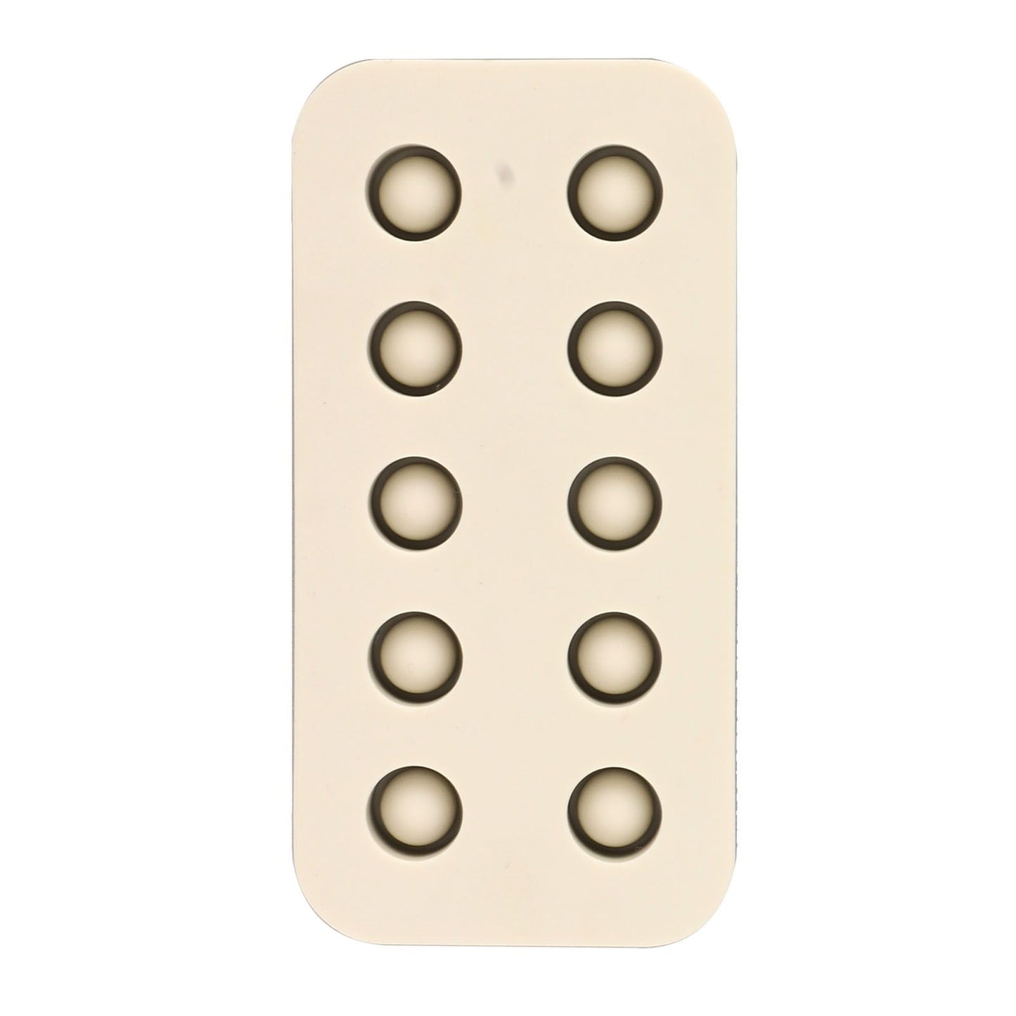 Wax Queen Grafting Cups Silicone Mold Beekeeping Beeswax Queen Cell Cups Making Mold 2 Rows 96x48x14mm - view 6