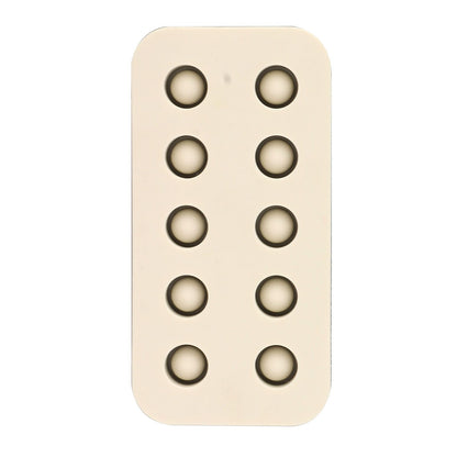 Wax Queen Grafting Cups Silicone Mold Beekeeping Beeswax Queen Cell Cups Making Mold 2 Rows 96x48x14mm - view 6
