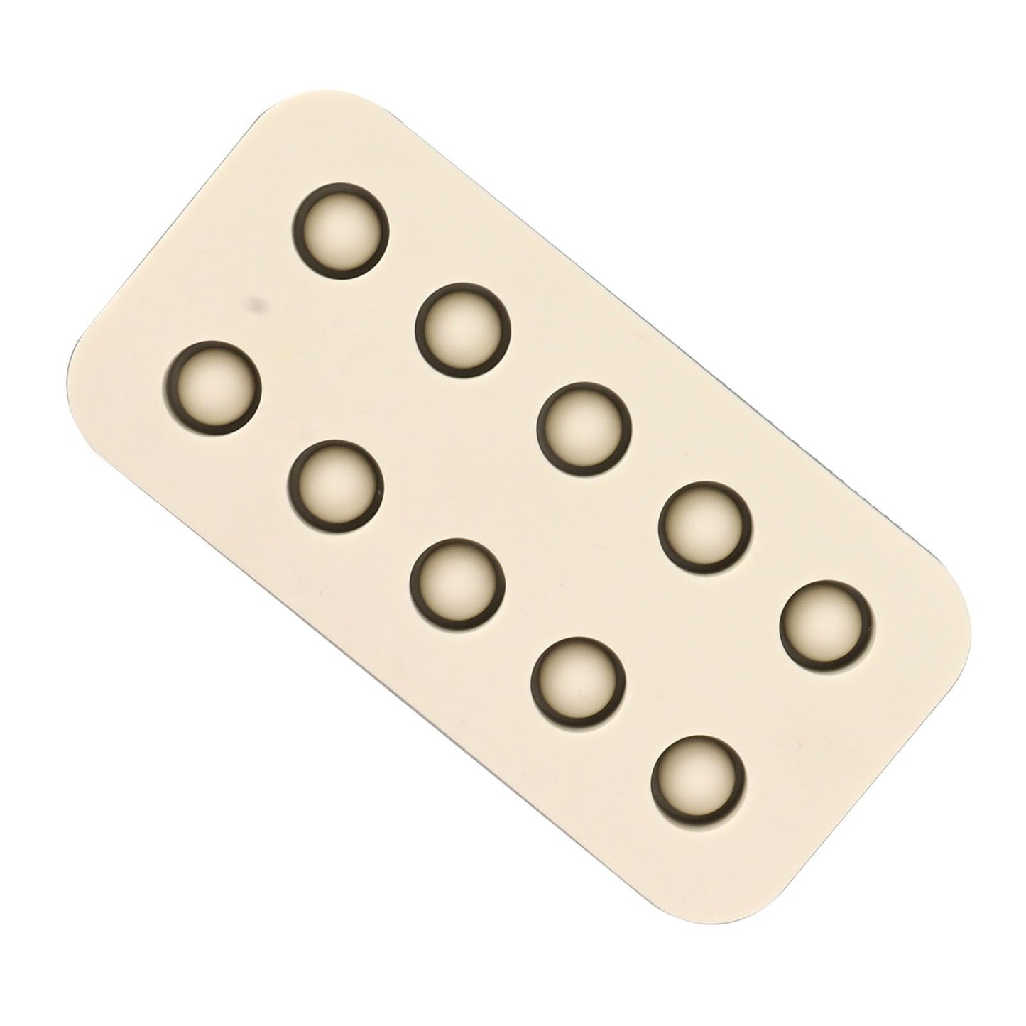 Wax Queen Grafting Cups Silicone Mold Beekeeping Beeswax Queen Cell Cups Making Mold 2 Rows 96x48x14mm - view 7