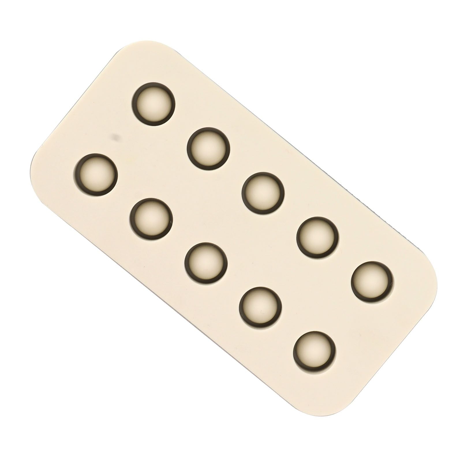 Wax Queen Grafting Cups Silicone Mold Beekeeping Beeswax Queen Cell Cups Making Mold 2 Rows 96x48x14mm - view 7