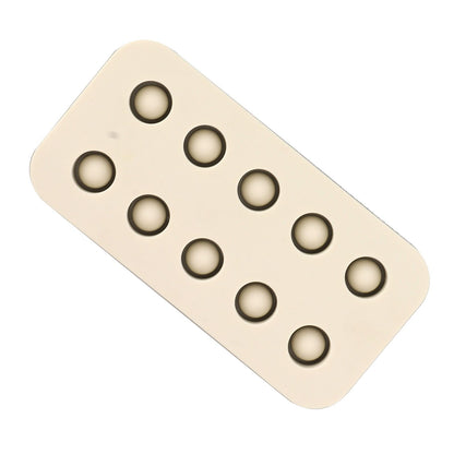 Wax Queen Grafting Cups Silicone Mold Beekeeping Beeswax Queen Cell Cups Making Mold 2 Rows 96x48x14mm - view 7