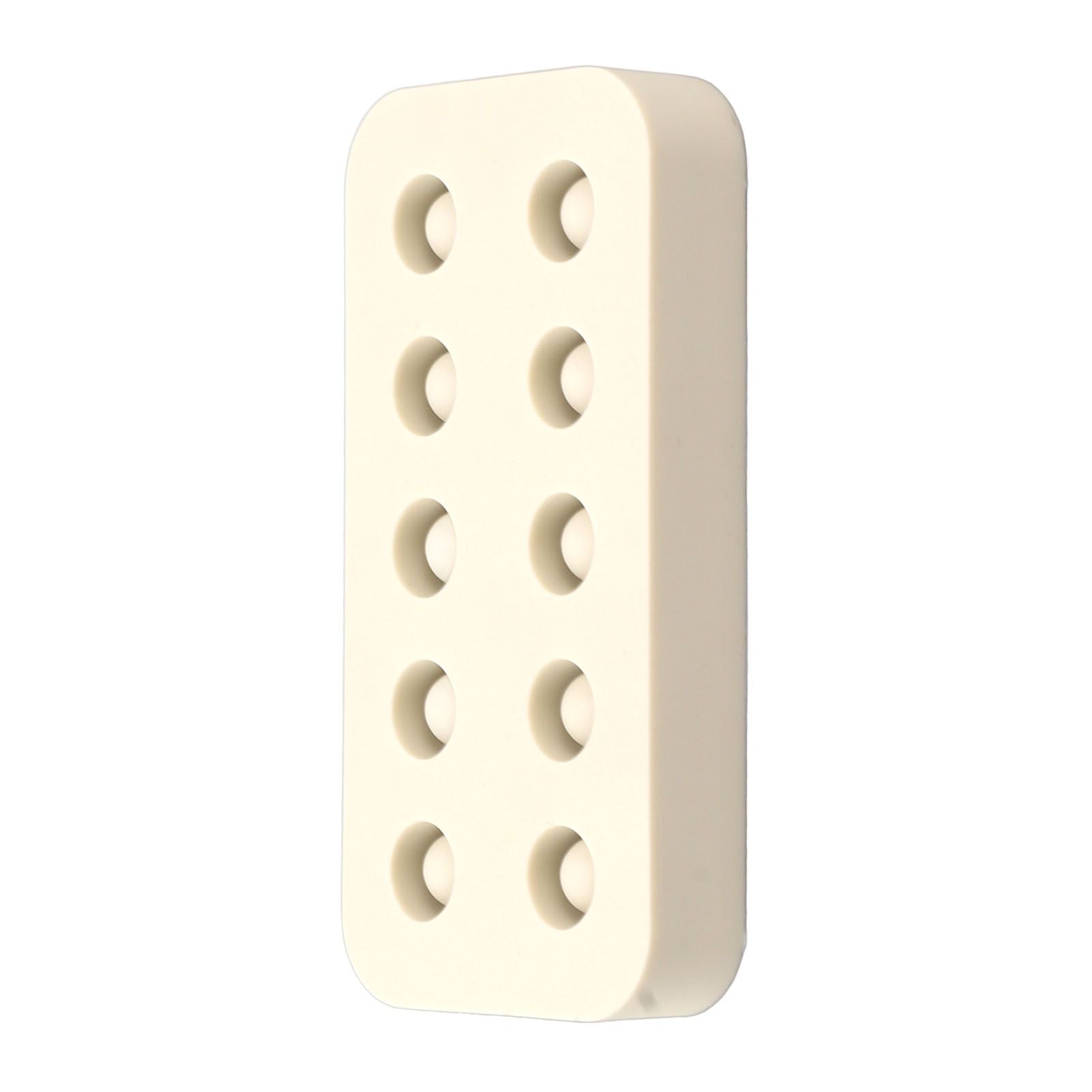 Wax Queen Grafting Cups Silicone Mold Beekeeping Beeswax Queen Cell Cups Making Mold 2 Rows 96x48x14mm - view 8