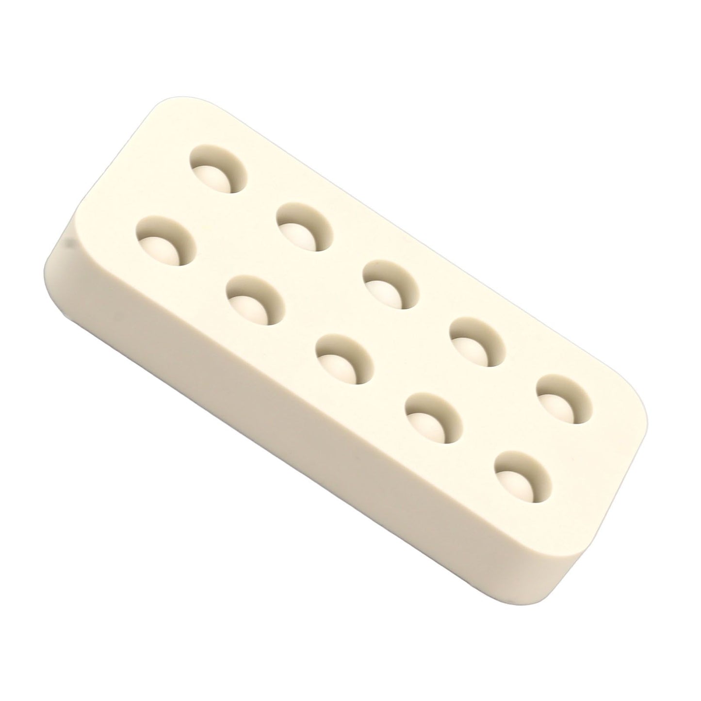 Wax Queen Grafting Cups Silicone Mold Beekeeping Beeswax Queen Cell Cups Making Mold 2 Rows 96x48x14mm - view 9