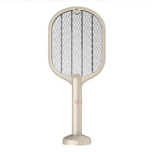 Electric Fly Swatter USB Charging 2 in 1 Fly Killer Racket with 3 Layer Mesh for Home Use White - view 2