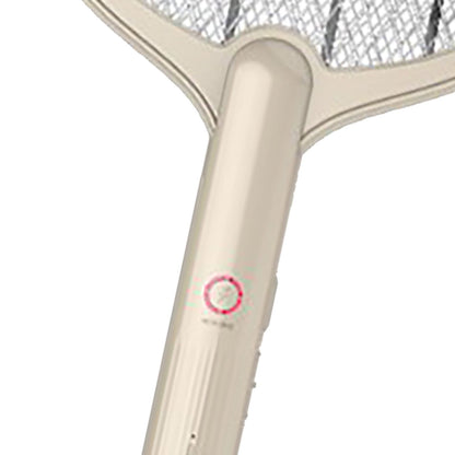 Electric Fly Swatter USB Charging 2 in 1 Fly Killer Racket with 3 Layer Mesh for Home Use White - view 8