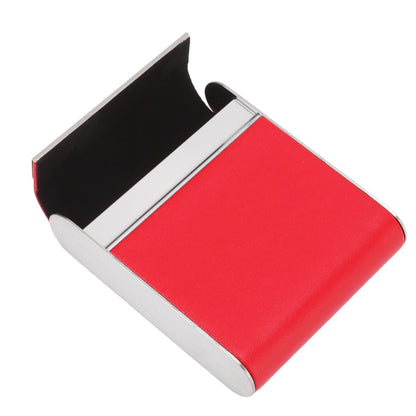 Aluminum Alloy Cigarette Case Box Hold 20pcs Flip for Men Women Smoking Accessories Red - view 2