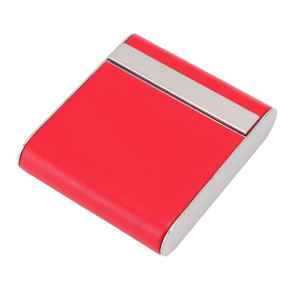 Aluminum Alloy Cigarette Case Box Hold 20pcs Flip for Men Women Smoking Accessories Red - view 4