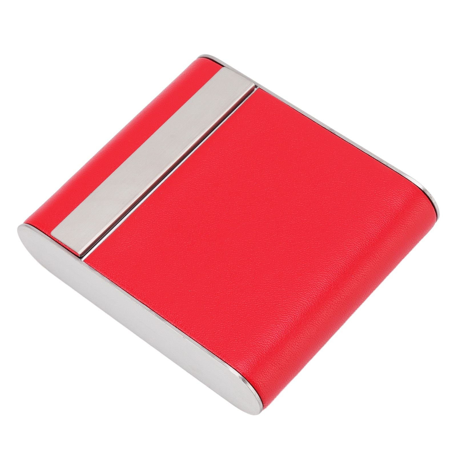Aluminum Alloy Cigarette Case Box Hold 20pcs Flip for Men Women Smoking Accessories Red - view 8