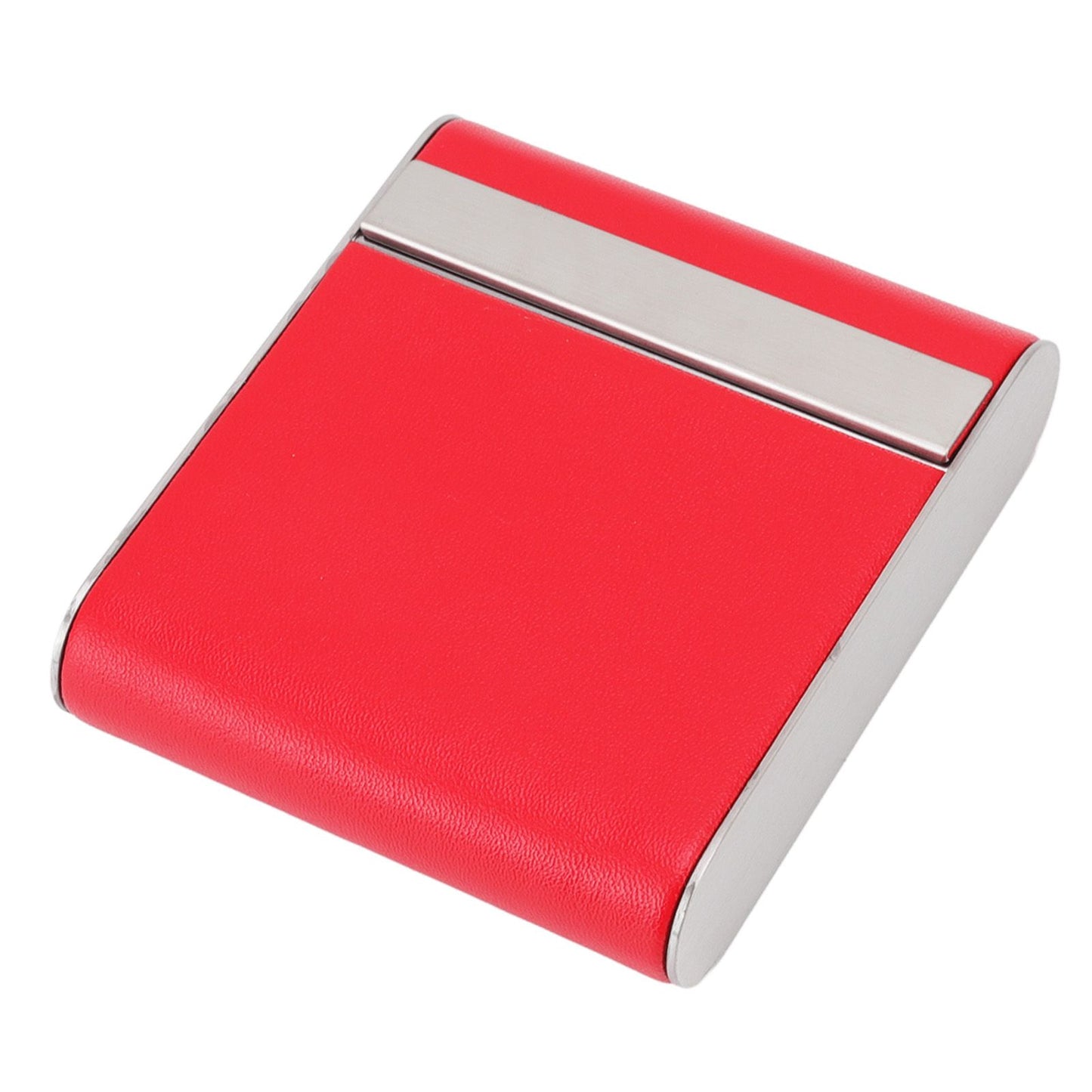 Aluminum Alloy Cigarette Case Box Hold 20pcs Flip for Men Women Smoking Accessories Red - view 9