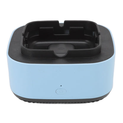 Smokeless Ashtray Multifunctional Anti Fly Dust 2 in 1 Negative Ion Air Fresher for Home Blue