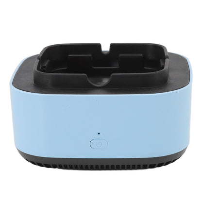 Smokeless Ashtray Multifunctional Anti Fly Dust 2 in 1 Negative Ion Air Fresher for Home Blue - view 2