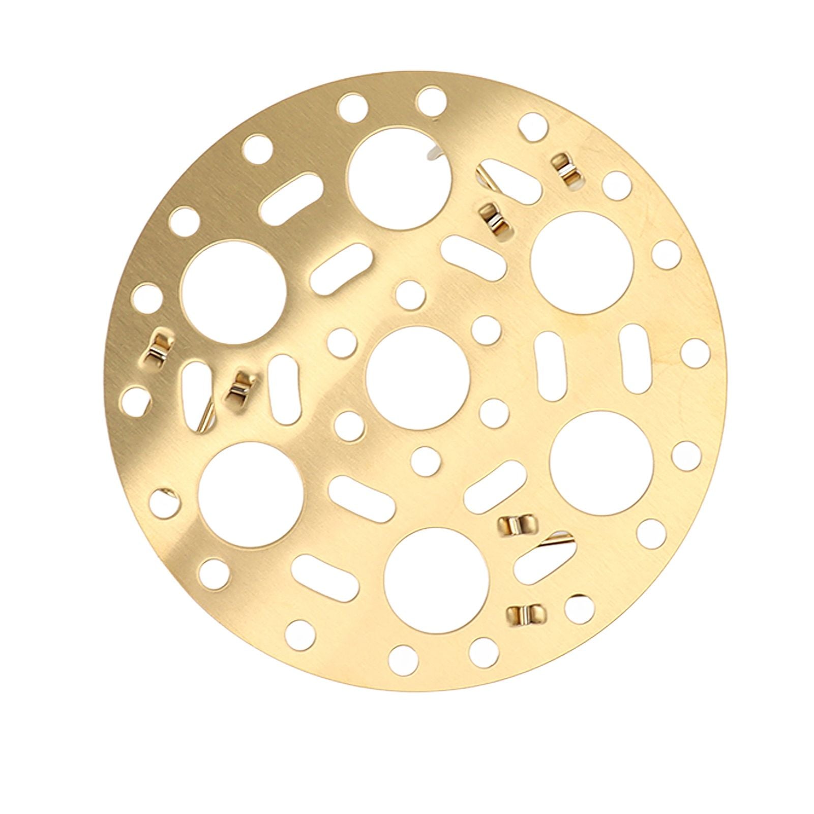 Steaming Rack Stainless Foldable Multi Function Steel Steaming Tray Dumplings Egg Steaming Tool for Home Restaurant Gold - view 8