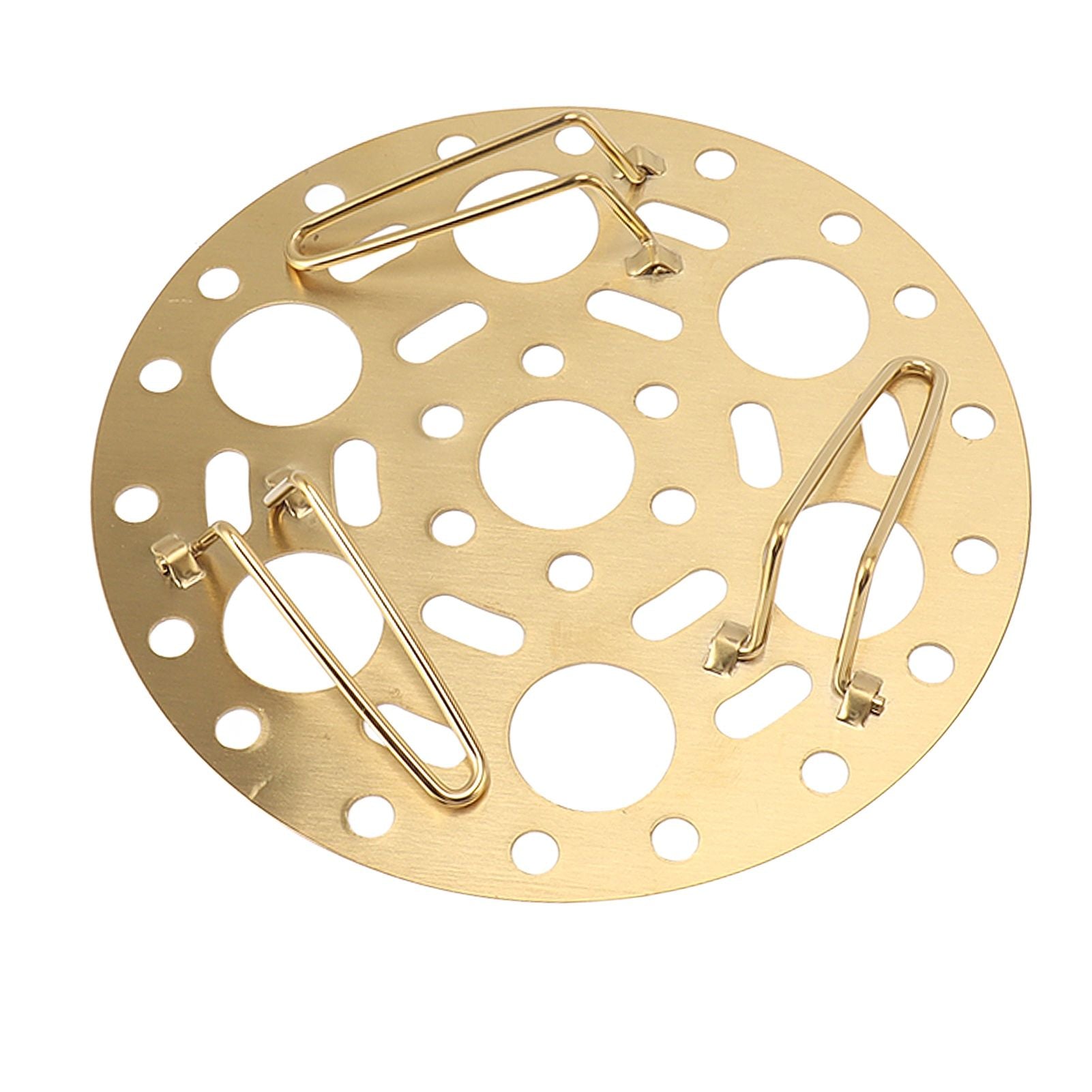 Steaming Rack Stainless Foldable Multi Function Steel Steaming Tray Dumplings Egg Steaming Tool for Home Restaurant Gold - view 10