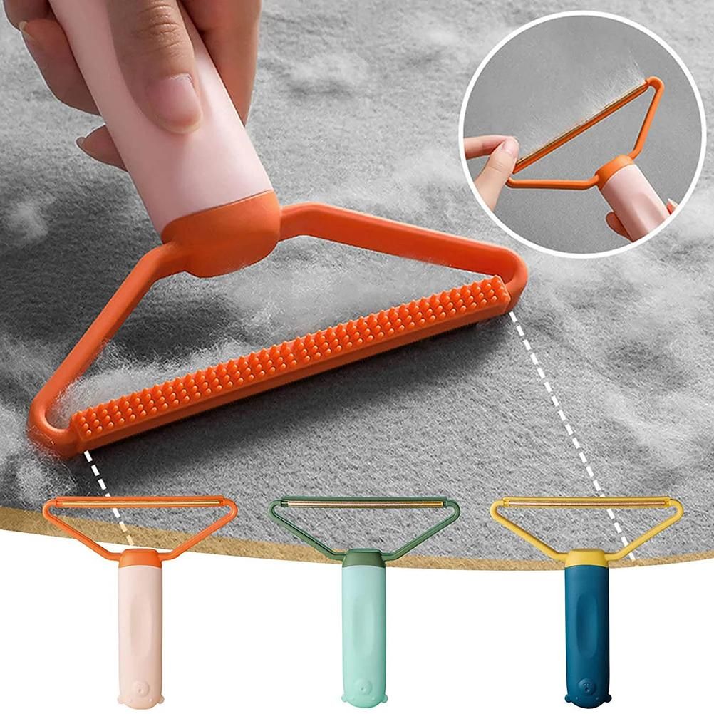 3 Pcs Double Headed Hair Removal Brush Hair Remover Manual Sofa Pet Hair Removal Suction Brush Does Not Hurt Clothes - view 3