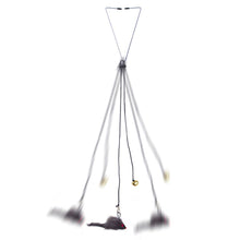 Automatic Cat Toy with Adjustable Elastic Rope Pet Toy Door Window Hanging Mouses Self Playing Toys for Cats - view 2