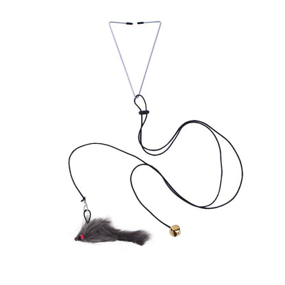 Automatic Cat Toy with Adjustable Elastic Rope Pet Toy Door Window Hanging Mouses Self Playing Toys for Cats - view 6