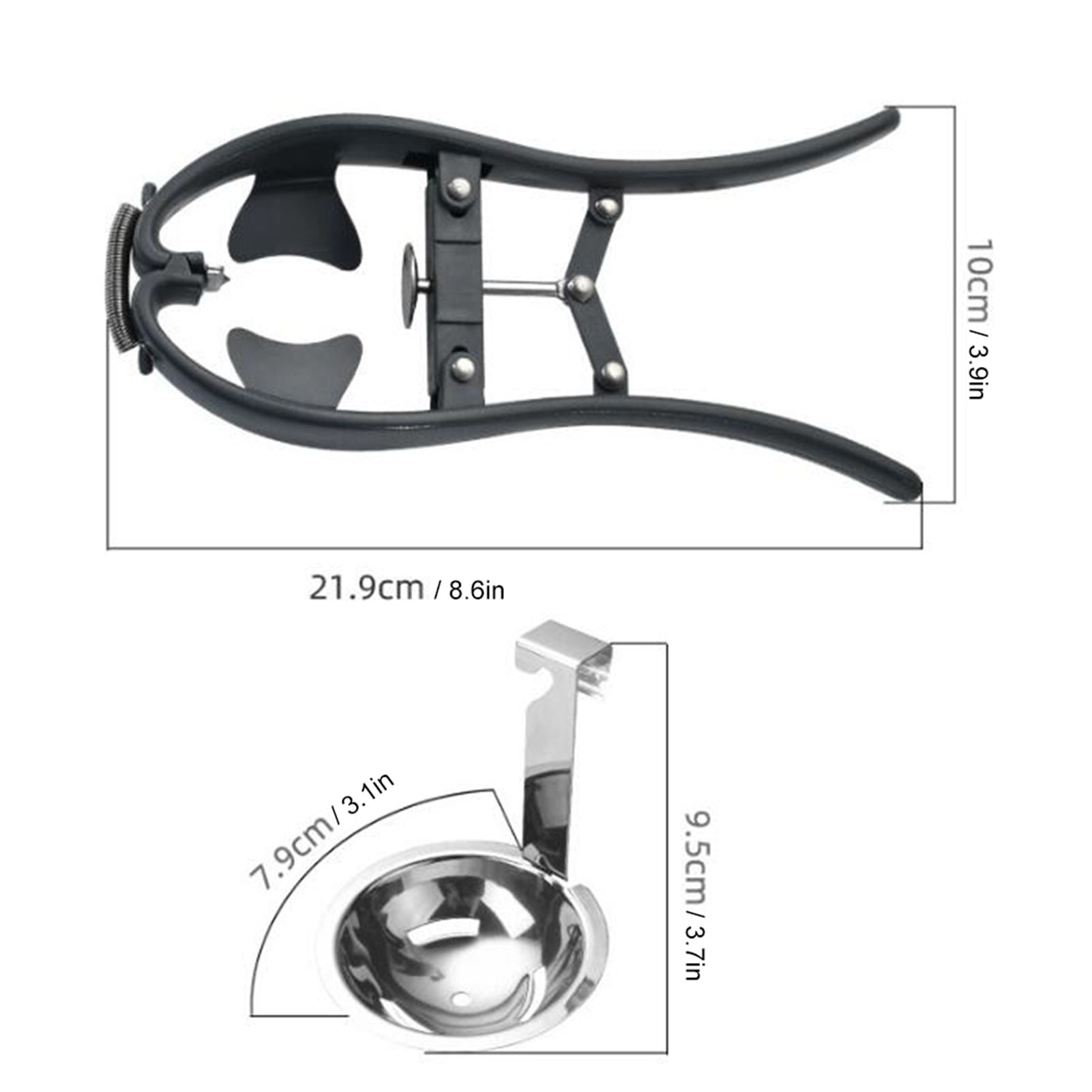 Stainless Steel Egg Opener Egg Separator Tool Manual Egg Opener Separator Kitchen Tools Accessories - view 6