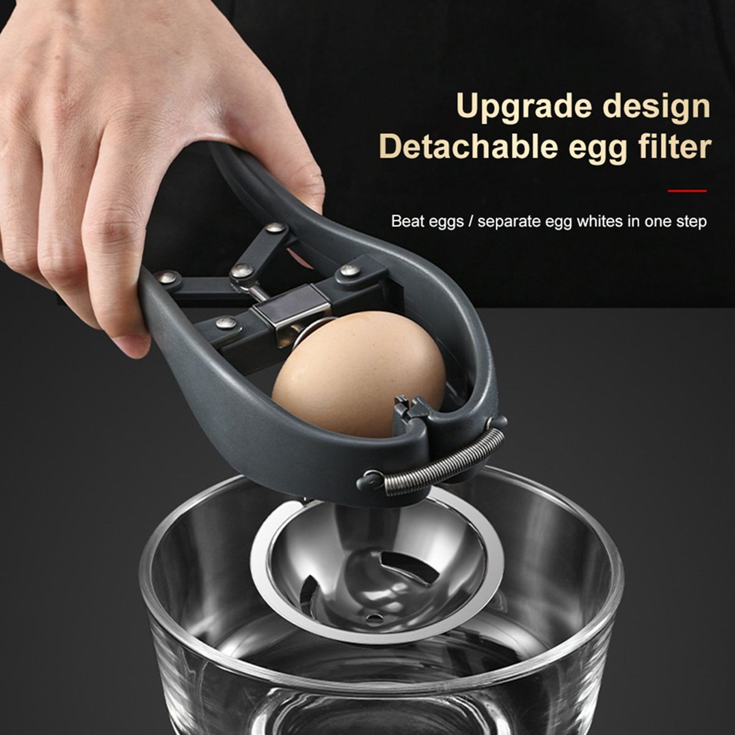 Stainless Steel Egg Opener Egg Separator Tool Manual Egg Opener Separator Kitchen Tools Accessories - view 10