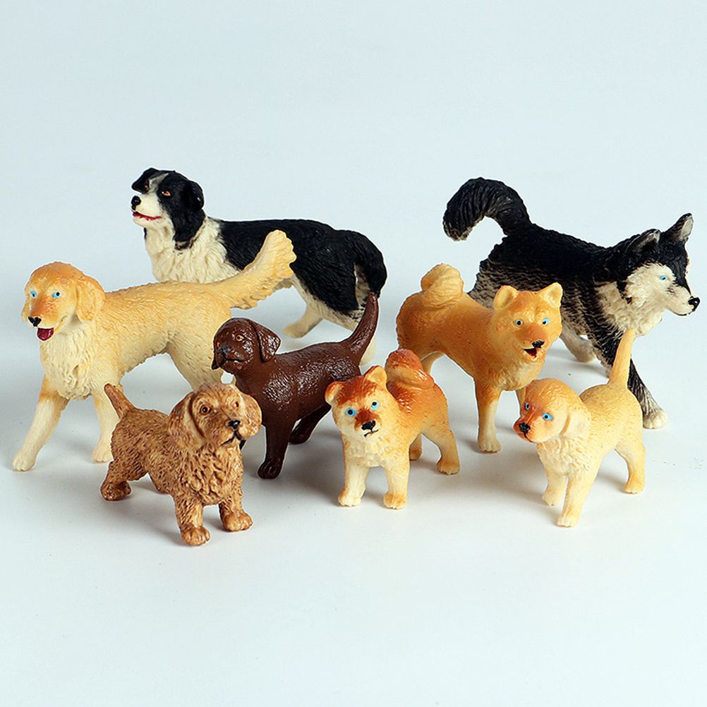 Dog Figurines Model Toy Set Simulation PVC Dog Figures Animals Toy Playset Educational Learning Toys for Kids - view 4