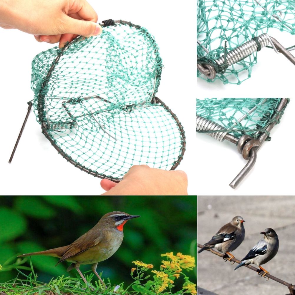 Catching Bird Net Pest Control Humane Live Trap Mesh for Sparrows Pigeons Quail and Birds - view 5
