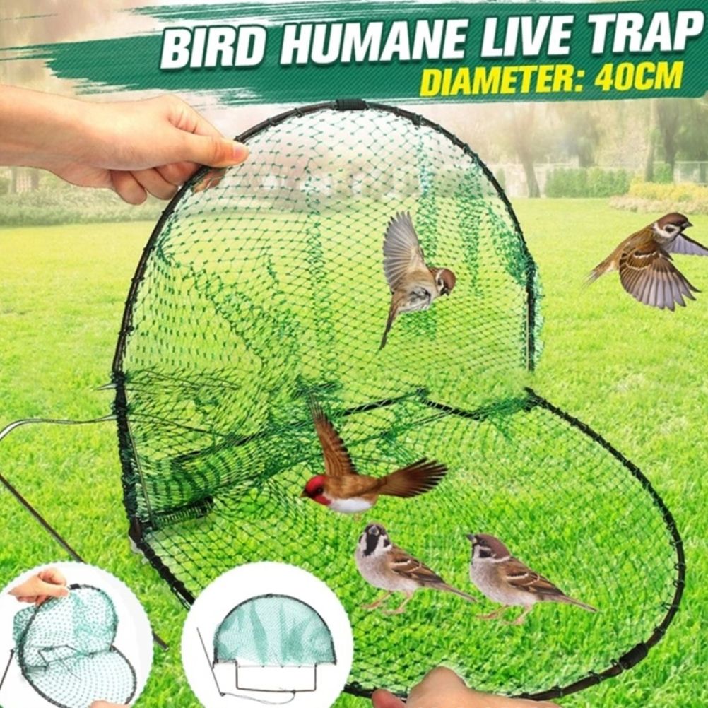 Catching Bird Net Pest Control Humane Live Trap Mesh for Sparrows Pigeons Quail and Birds - view 8