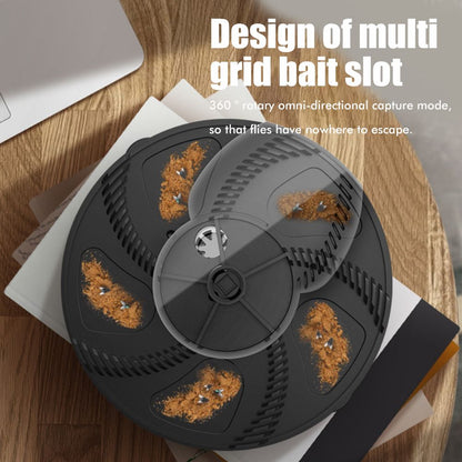 Electric Automatic Rotating Fly Trap Rechargeable Powerful Household Fly Trap for Family Indoor Use - view 5