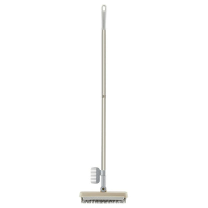 2 in 1 Floor Brush Scrub Brush Cleaning Brush with Adjustable Long Handle Bathroom Kitchen Floor Crevice Cleaning Brush